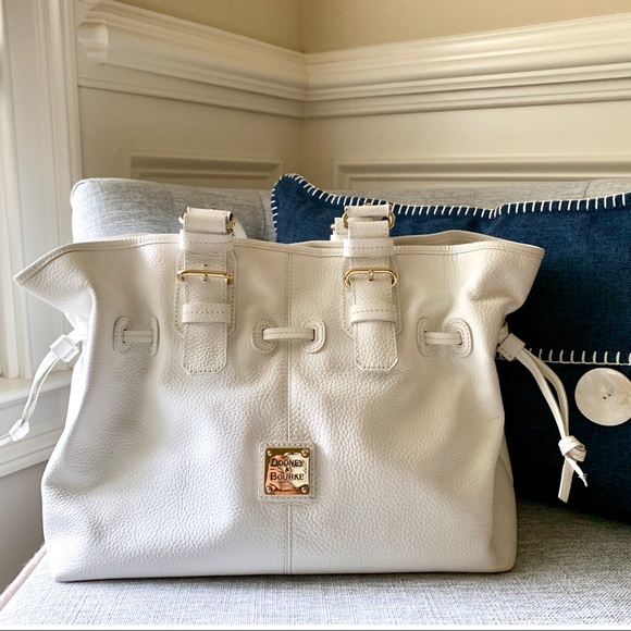 Dooney & Bourke Handbags - White All-Weather Leather Dooney & Bourke Purse